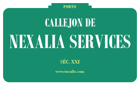 cartel_de_callejon-de-Nexalia Services_en_oporto